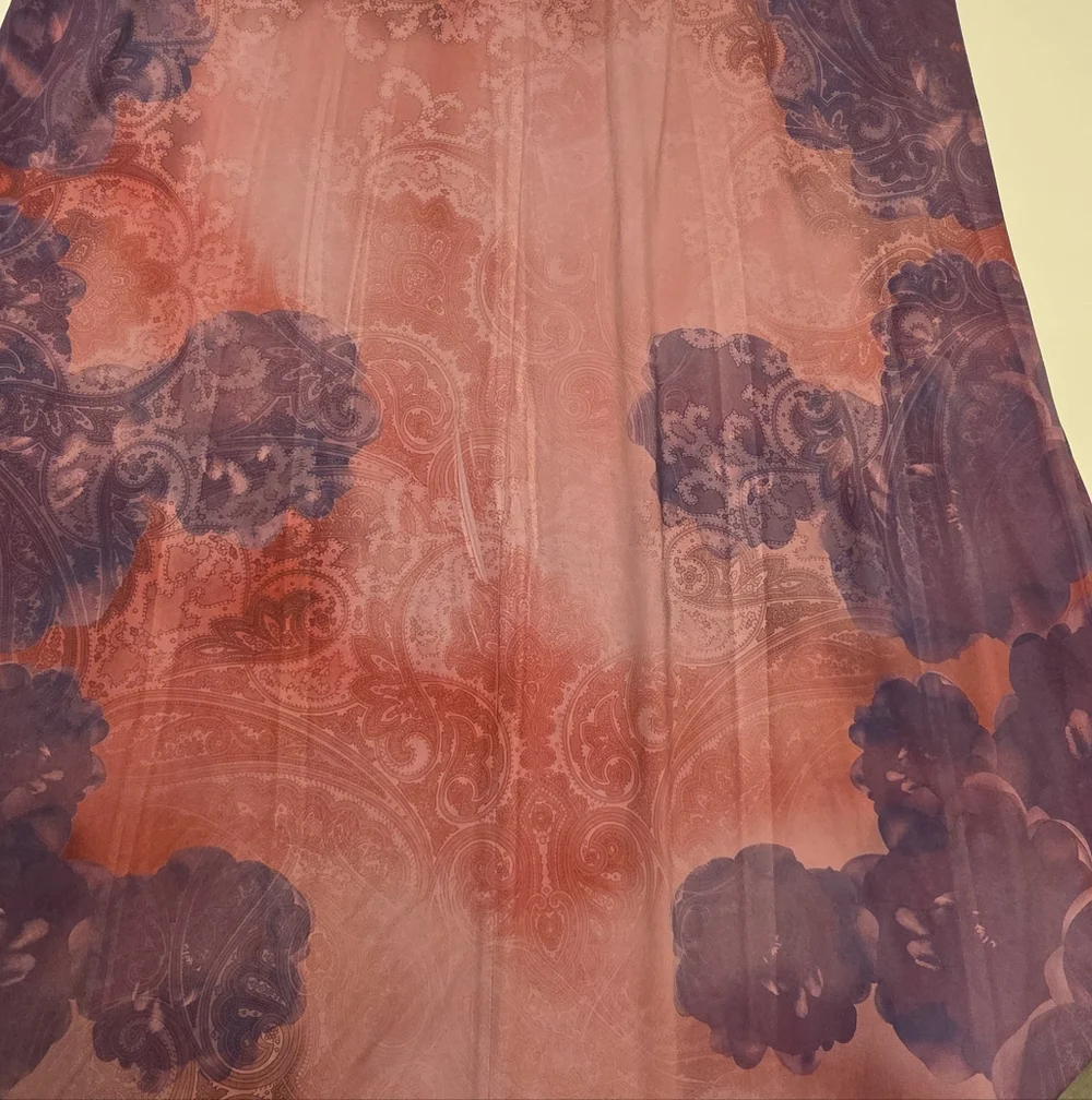 ONE WORLD Pink and Purple Women's Dress - Picture 14 of 15